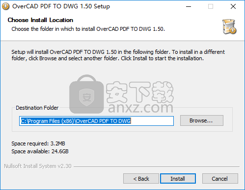 OverCAD PDF TO DWG Converter(PDF转DWG转换器)