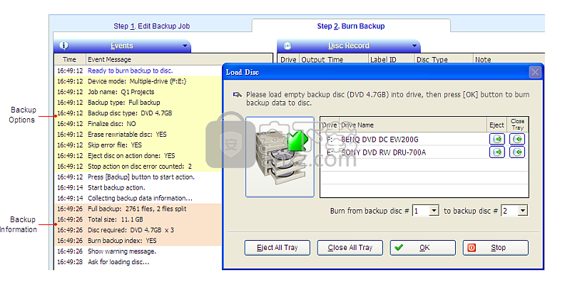 LargeBackup to DVD(DVD光盘刻录工具)