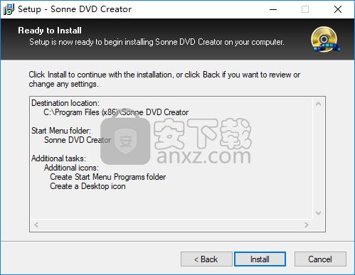 Free Sonne DVD Creator(DVD光盘刻录工具)