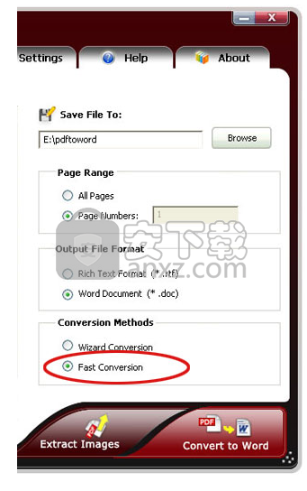 Tweak PDF To Word(PDF转Word转换器)