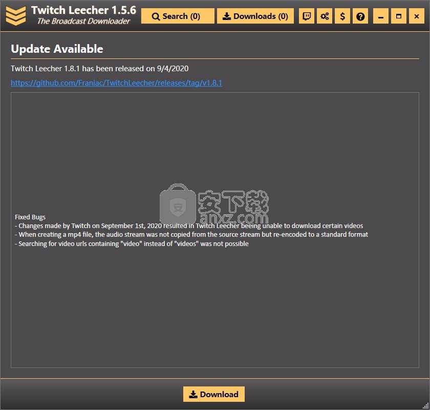 Twitch Leecher免费版下载 多功能视频下载管理器v1 8 1 免费版 安下载