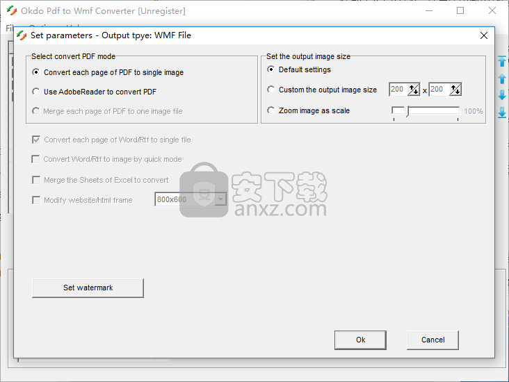 Okdo Pdf to Wmf Converter(pdf转wmf转换器)