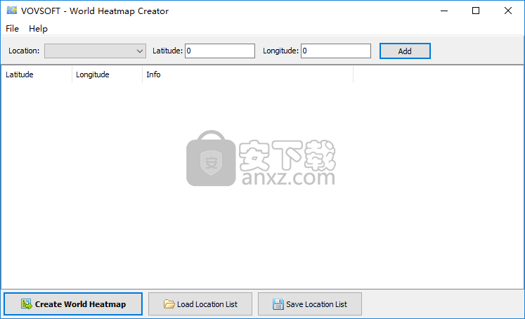 World Heatmap Creator(地理热图创建工具)