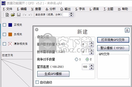 QFD(质量功能展开软件)