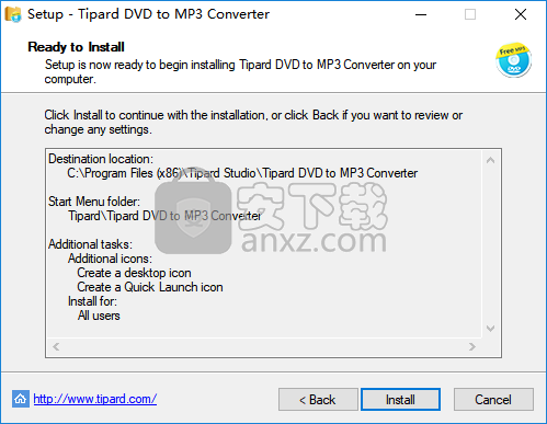 Tipard DVD to MP3 Converter(DVD转MP3转换器)