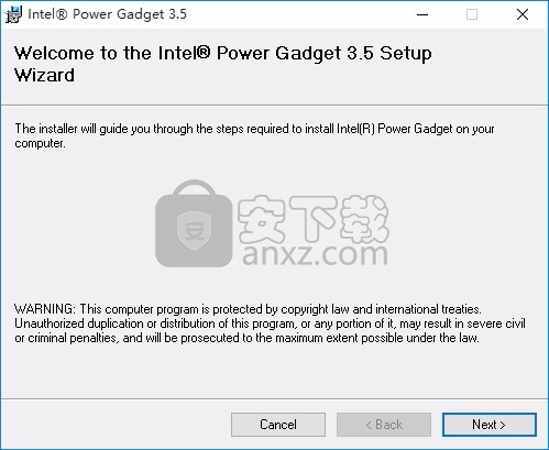 Intel Power Gadget(电源使用情况监视工具)