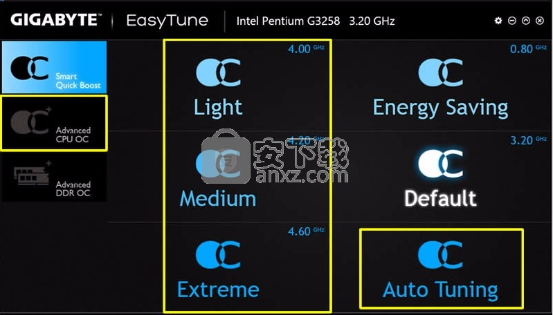 Gigabyte Easy Tune(系统监视与超频管理工具)