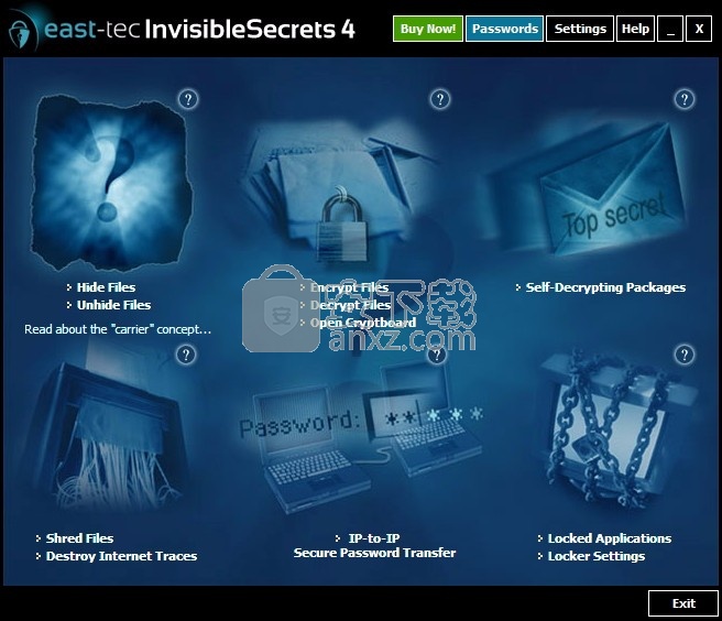 east-tec InvisibleSecrets(多功能文件加密与管理器)