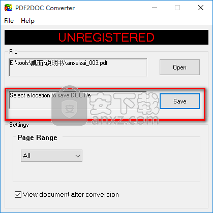 PDF2DOC Converter(PDF转DOC转换器)