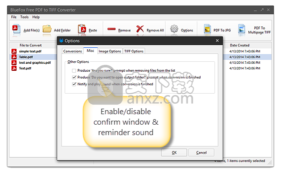 BlueFox Free PDF to TIFF Converter(PDF转TIFF转换器)