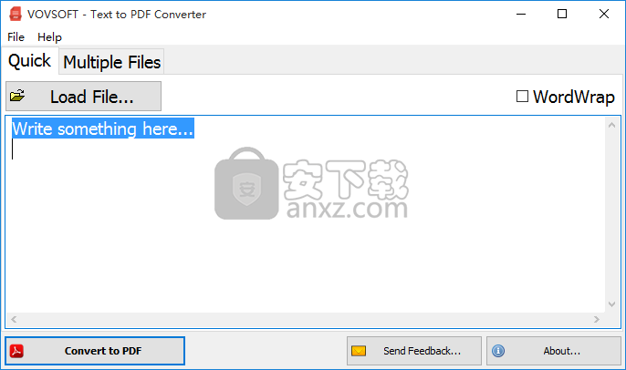 Text to PDF Converter(TXT转PDF转换器)