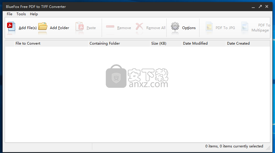 BlueFox Free PDF to TIFF Converter(PDF转TIFF转换器)
