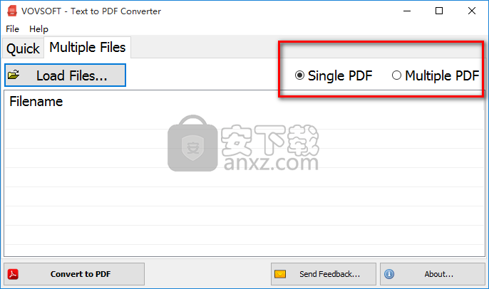 Text to PDF Converter(TXT转PDF转换器)