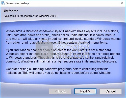 Winabler(多功能系统按钮失效修复工具)