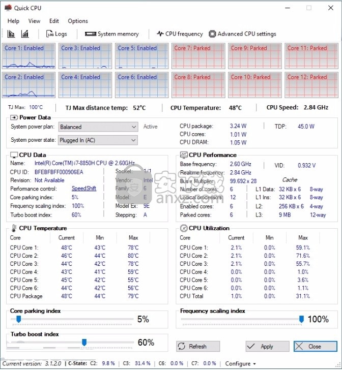 Quick CPU(多功能CPU性能优化与检测工具)