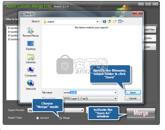 Audio Convert Merge Free(音频合并转换器)