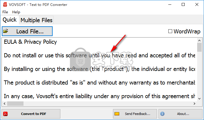 Text to PDF Converter(TXT转PDF转换器)