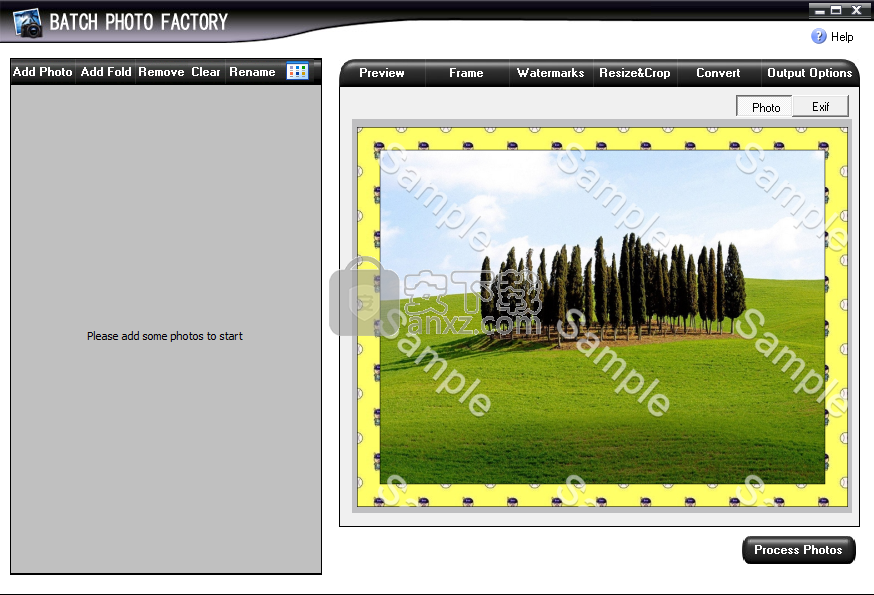 Batch Photo Factory(图片批量处理软件)