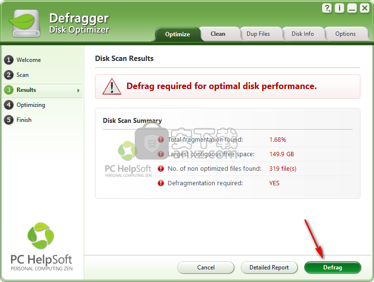 Defragger Disk Optimizer(磁盘碎片整理工具)