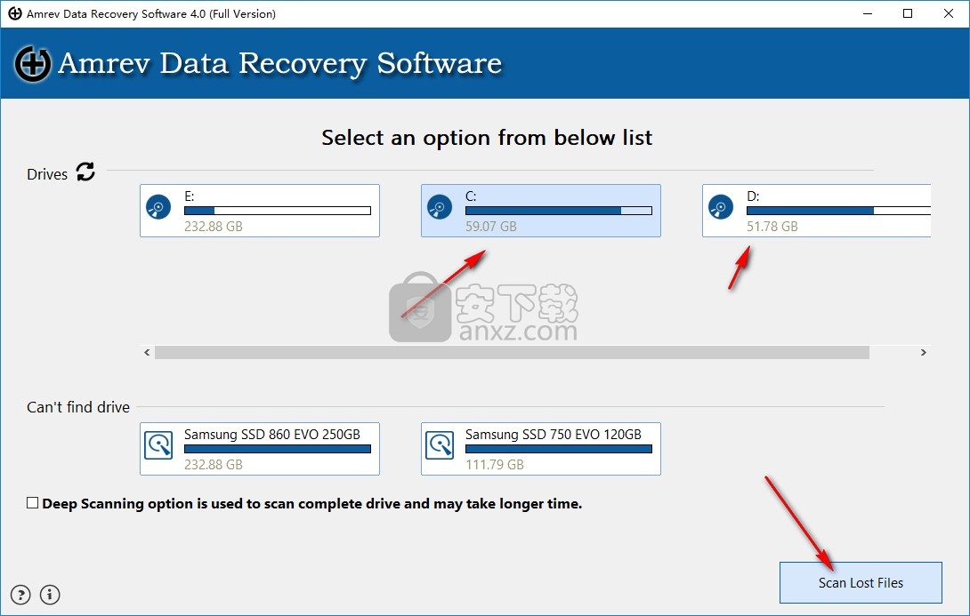 Amrev Data Recovery(硬盘数据恢复软件)