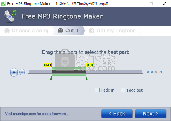 Free MP3 Ringtone Maker(免费铃声制作软件)