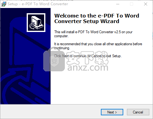 e-PDF PDF to Word converter(PDF转Word转换器)