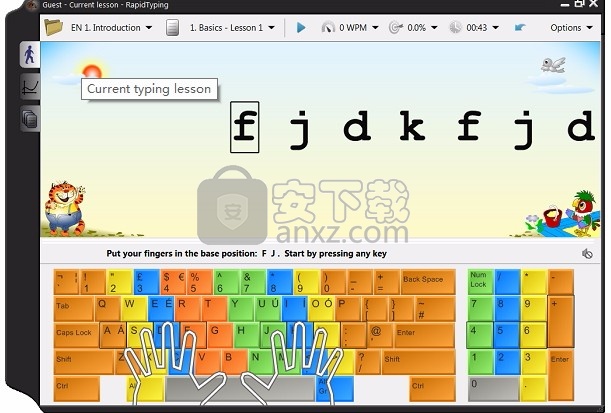 RapidTyping(电脑桌面快速打字练习工具)