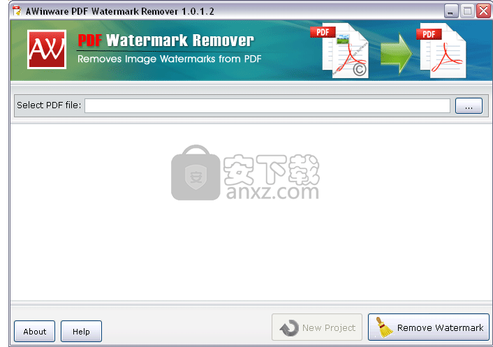 AWinware Pdf Watermark Remover(PDF去水印软件)