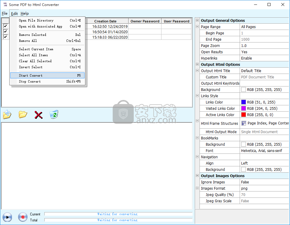 Some PDF to Html Converter(PDF转HTML转换器)