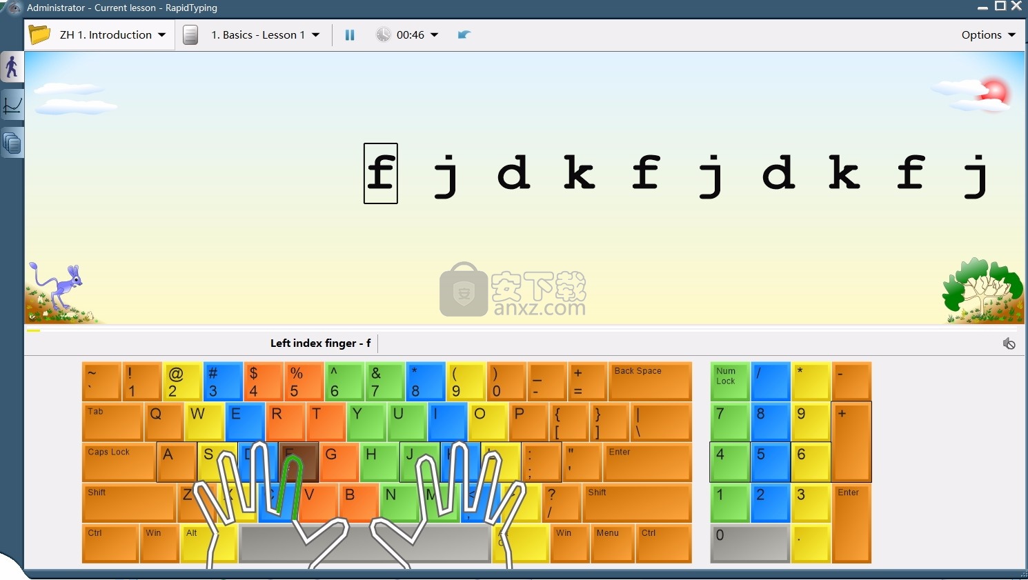 RapidTyping(电脑桌面快速打字练习工具)