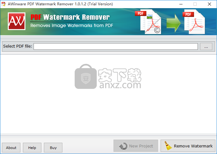 AWinware Pdf Watermark Remover(PDF去水印软件)