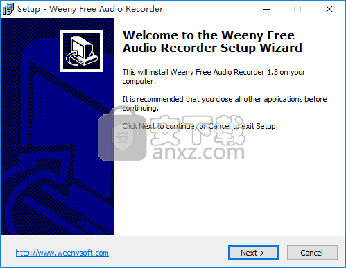 Weeny Free Audio Recorder(免费音频录制软件)