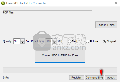 Free PDF to EPUB Converter(免费PDF转EPUB转换器)