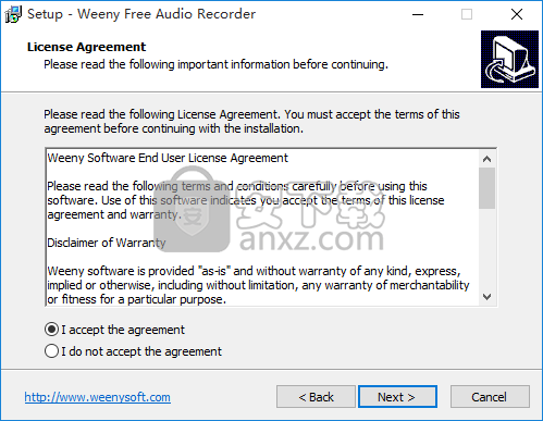 Weeny Free Audio Recorder(免费音频录制软件)