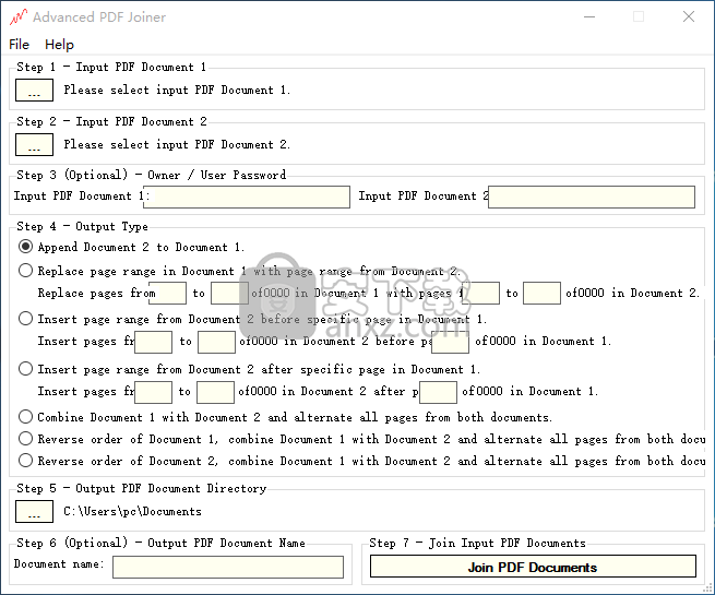 Advanced PDF Joiner(PDF文件合并工具)