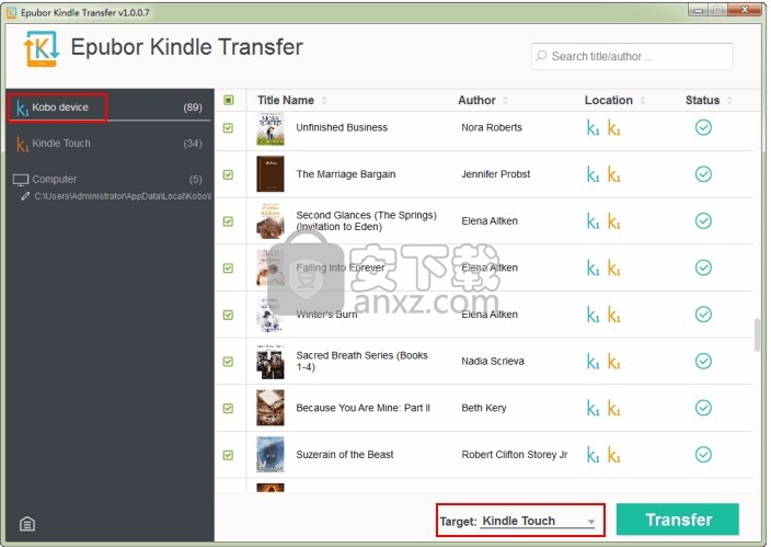 Epubor Kindle Transfer(多功能电子书发布平台)