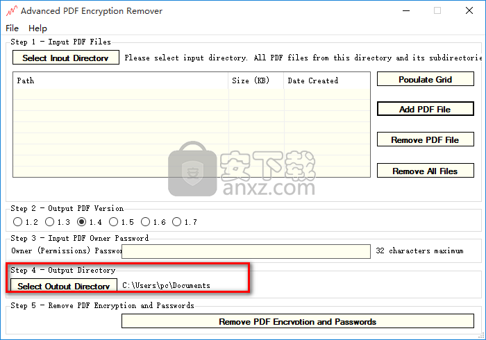 Advanced PDF Encryption Remover(pdf密码移除器)