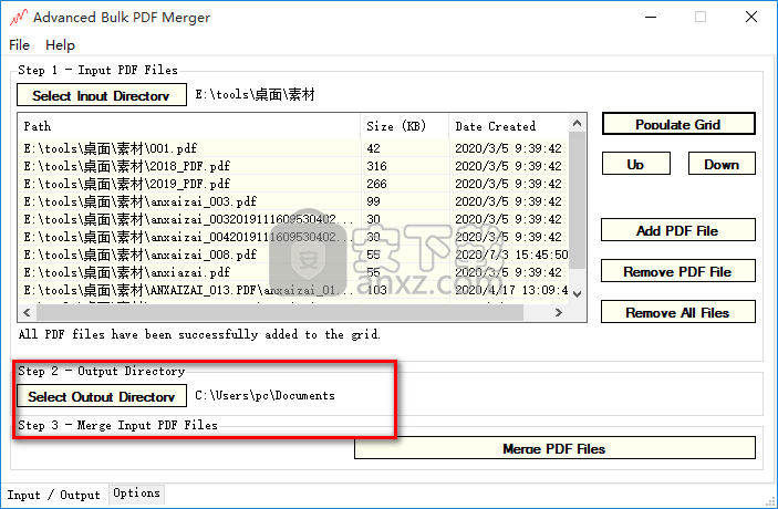 Advanced Bulk PDF Merger(PDF批量合并软件)