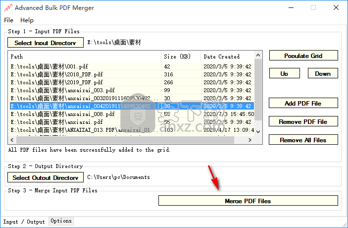 Advanced Bulk PDF Merger(PDF批量合并软件)