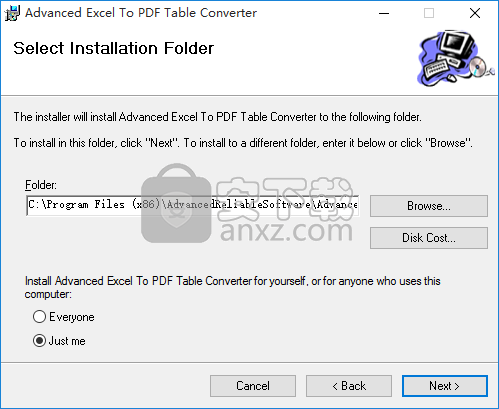 Advanced Excel To PDF Table Converter(Excel转PDF转换器)