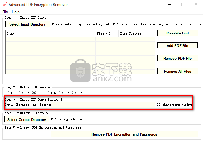 Advanced PDF Encryption Remover(pdf密码移除器)