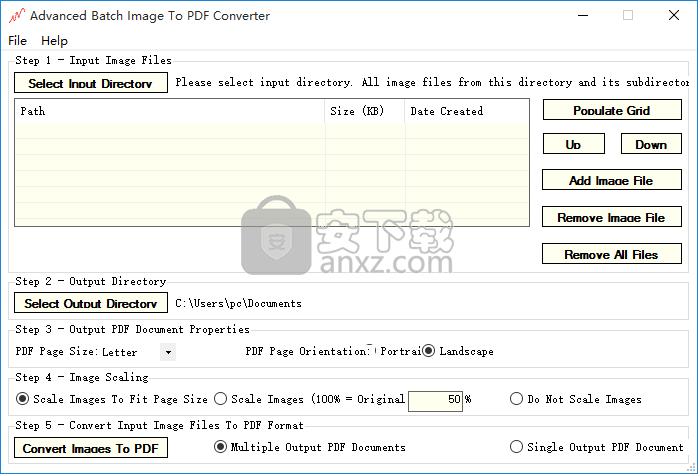 Advanced Batch Image To PDF Converter(图片批量转PDF转换器)