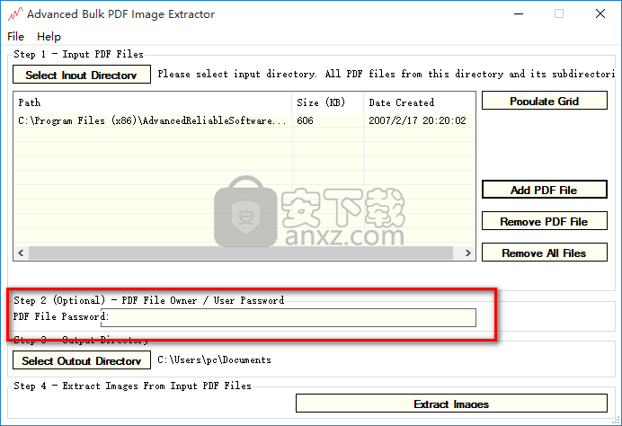 Advanced Bulk PDF Image Extractor(PDF图片提取工具)