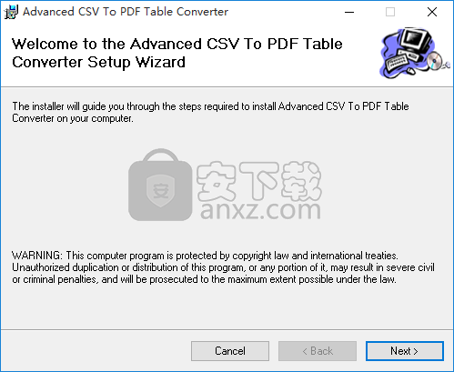Advanced CSV To PDF Table Converter(CSV转PDF转换器)