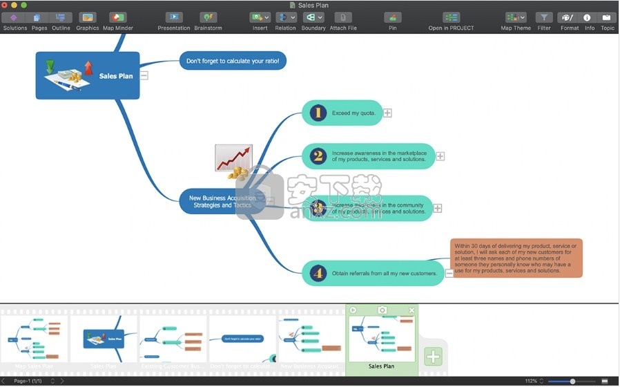 mindmap12破解版下載-mindmap思維導圖軟件 附安裝教程 - 安下載