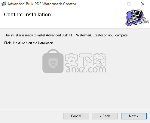 Advanced Bulk PDF Watermark Creator(PDF加水印软件)