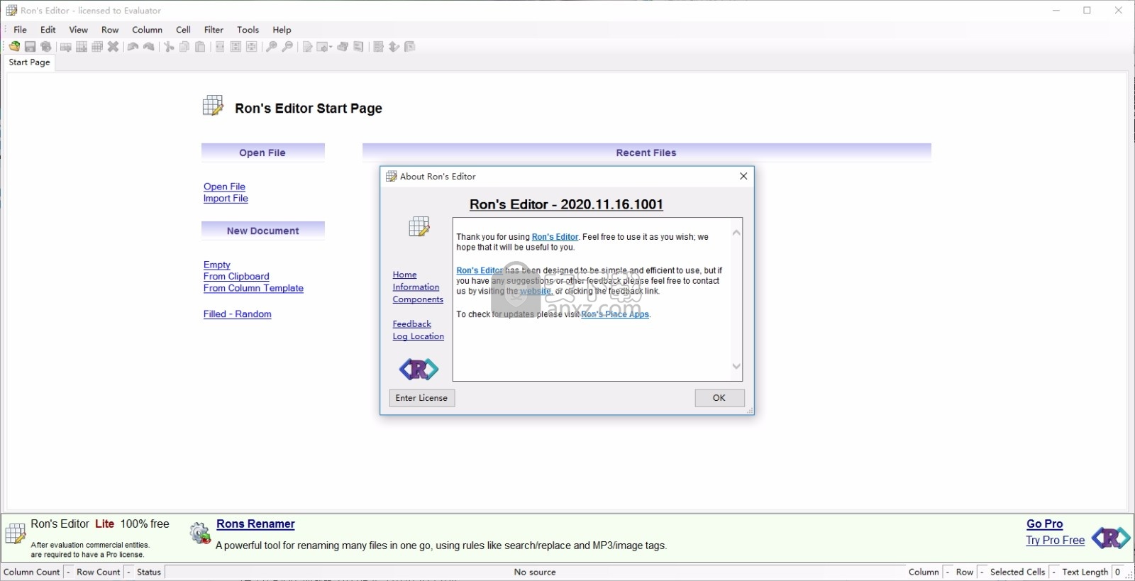 Rons CSV Editor(CSV文件编辑器)