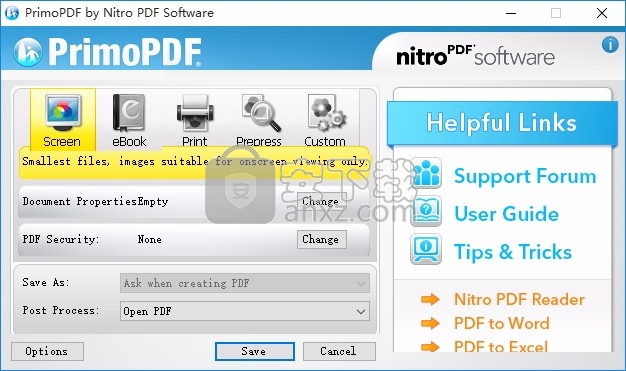 PrimoPDF(PDF文档打印与转换器)