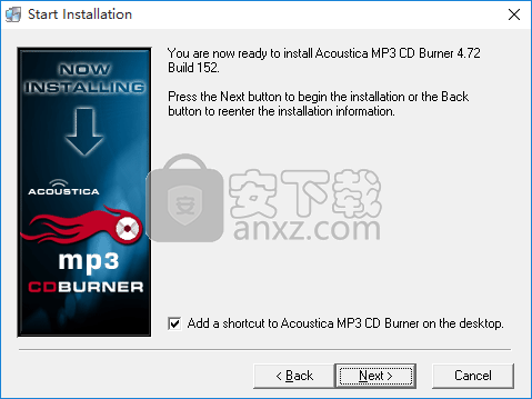 Acoustica MP3 CD Burner(CD刻录工具)