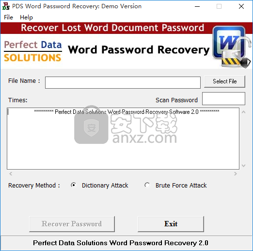 PDS Word Password Recovery(Word密码恢复软件)